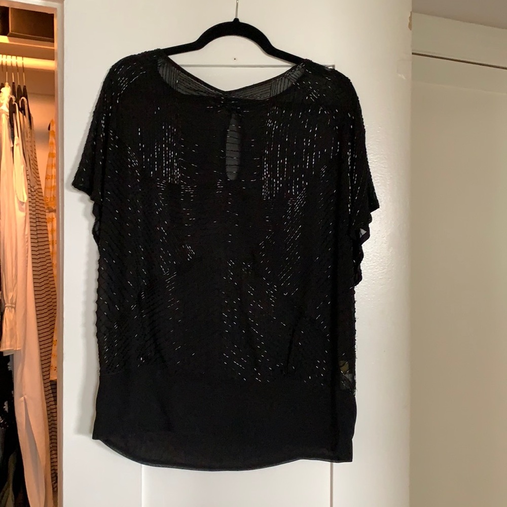 Gorgeous Beaded Silk Blouse